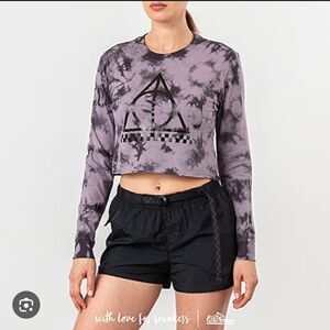 Vans X Harry Potter Deathly Hallows Cloak Wash Long sleeve Crop Top